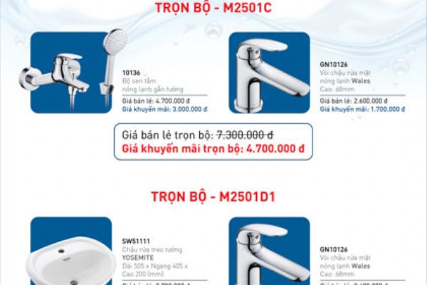 Trọn bộ M2501C - M2501D1 - M2501D2